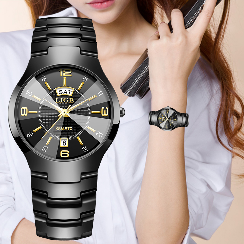 Luxury Watch For Women - Reloj de pulsera LIGE elegante a