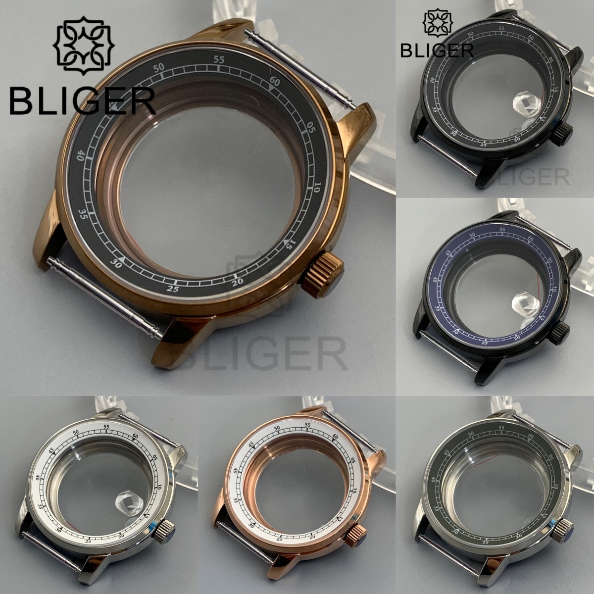 Exhibition Caseback - Caja de reloj BLIGER de 38