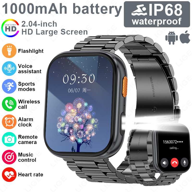 Luxury Watch On Wrist - LIGE nuevo militar al aire libre
