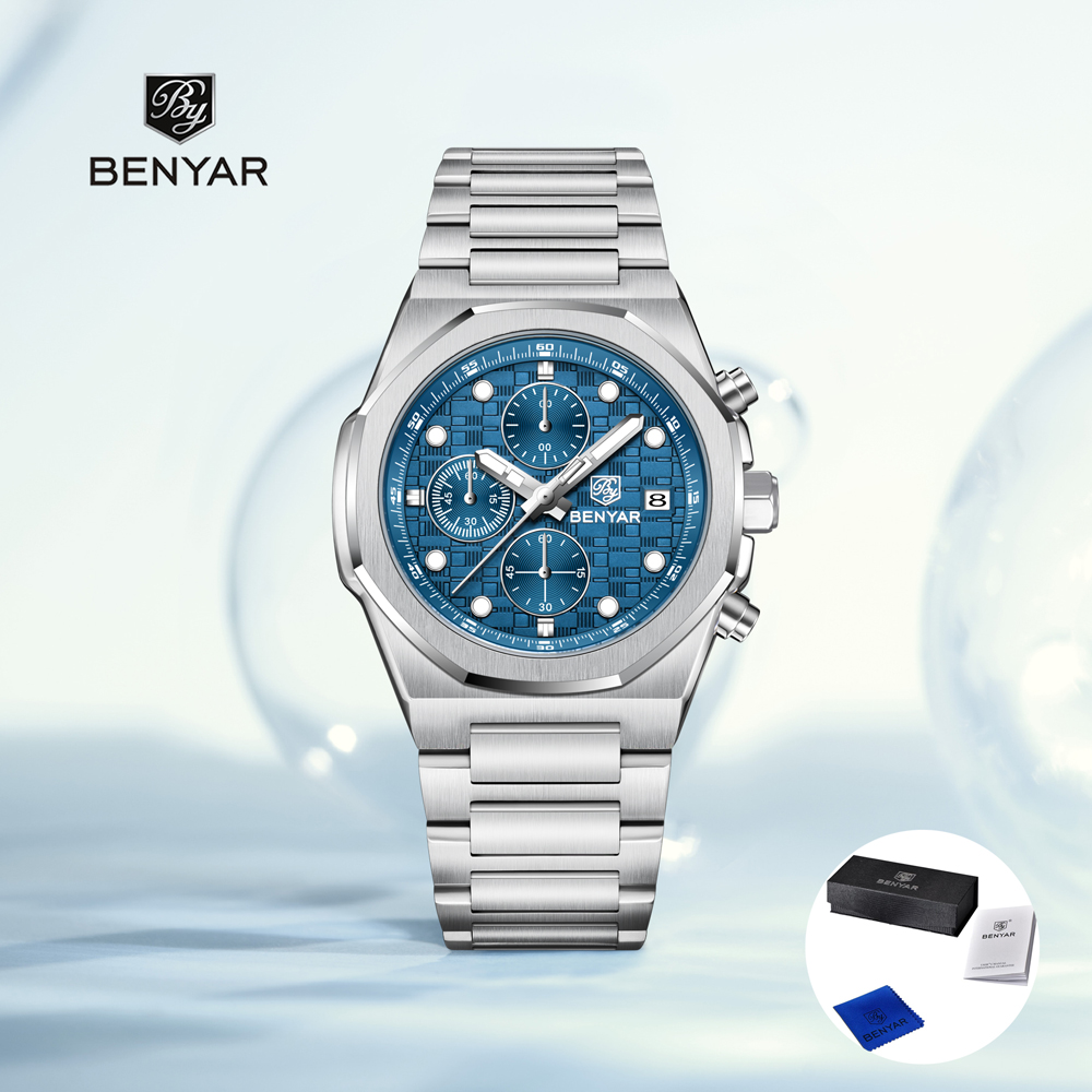 Luxury Watch Holder - 2025 nuevos relojes BENYAR para hombre,