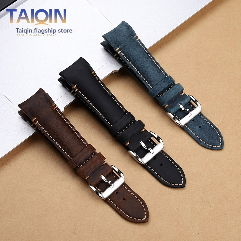 Luxury Watch Online - Correa mate Retro con extremo curvado