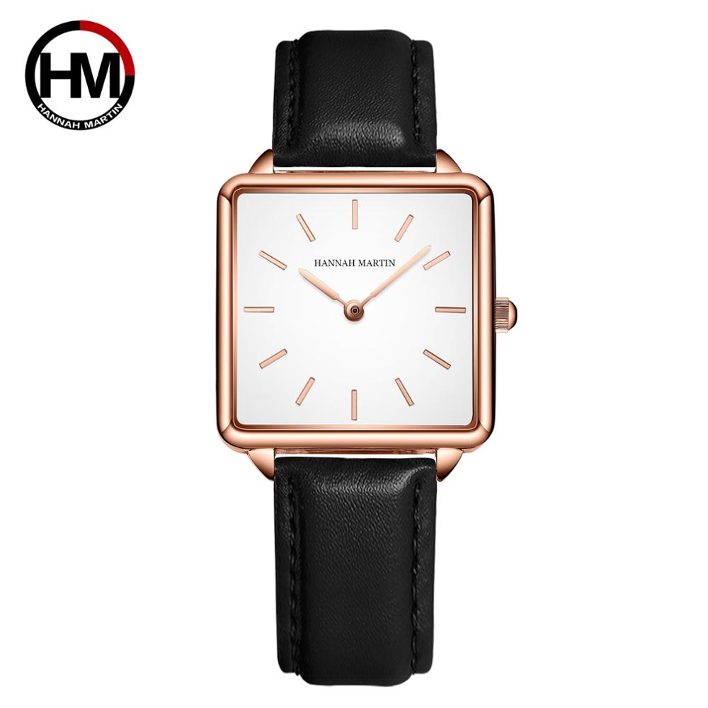 Luxury Watch Leather Strap - Correa de cuero genuino para mujer,