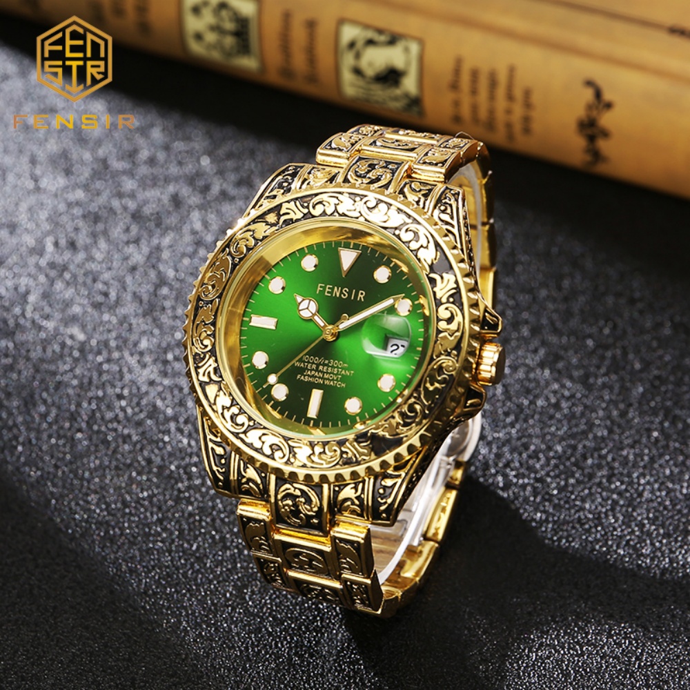 Luxury Watch And Price - Reloj de cuarzo vintage con relieve