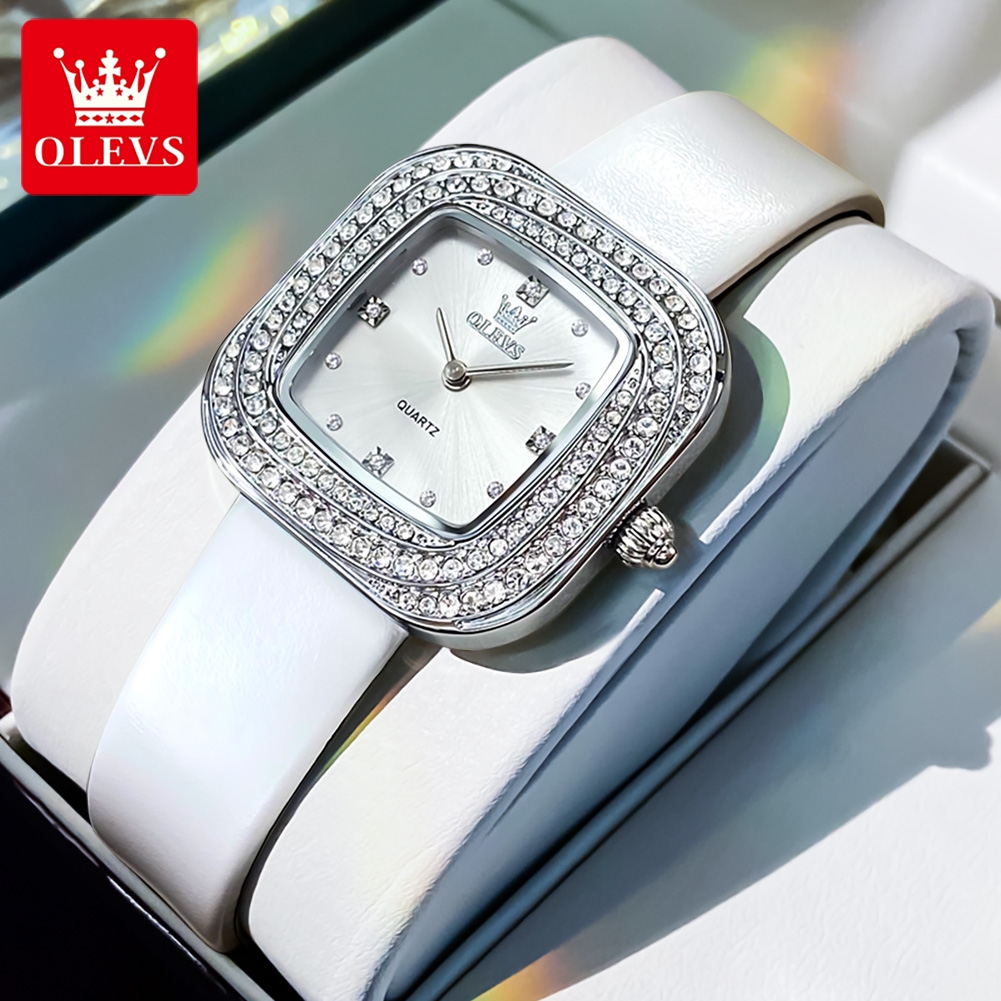 Luxury Watch Leather Strap - OLEVS 5512 Reloj de pulsera de