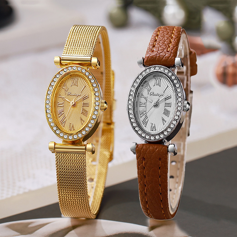 Luxury Watch Leather Strap - Reloj de Lujo para Mujer, Reloj