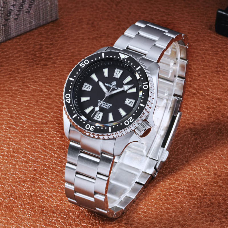 Diver Watch 300M - Reloj mecánico HEIMDALLR para hombre, reloj