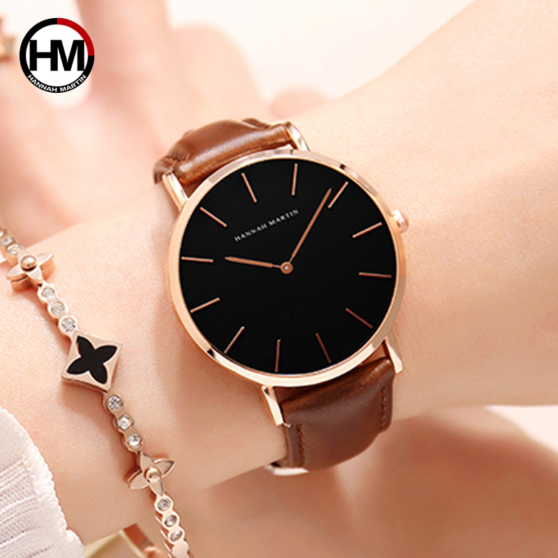 Luxury Watch Leather Strap - Hannah Martin, nuevo reloj con movimiento