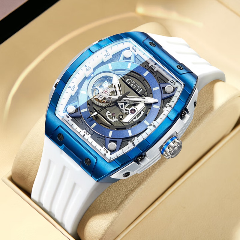 Reloj Mecánico Automático BONE - Luxury Watch With Rubber Strap reseña y precio