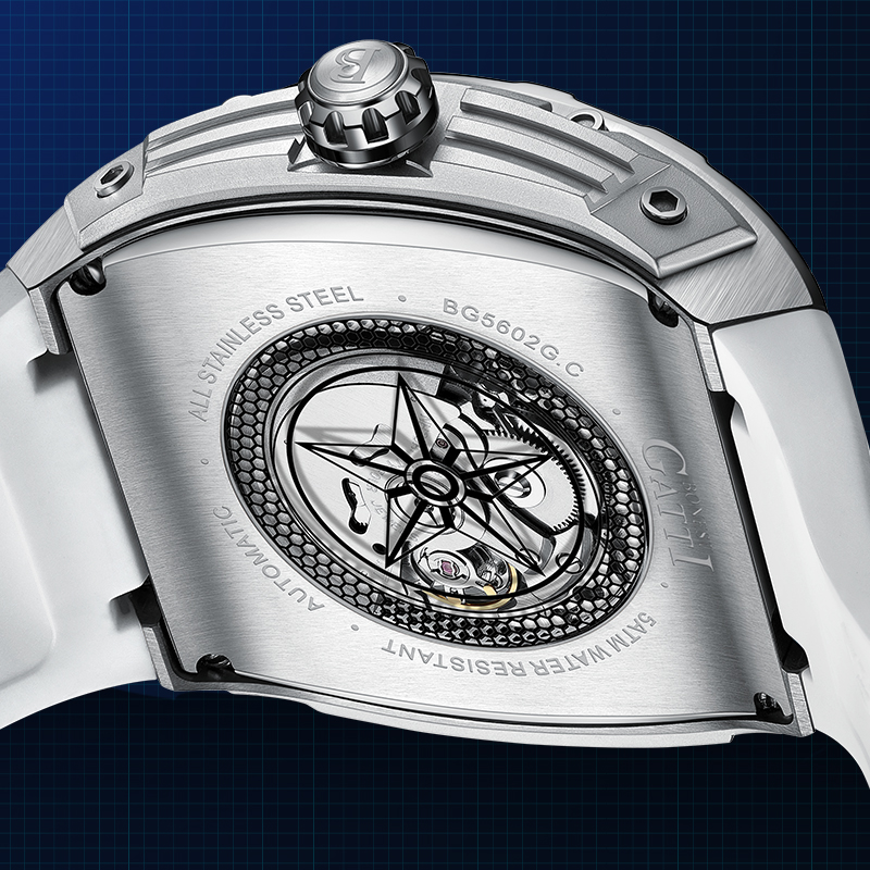 Reloj Mecánico Automático BONE - Luxury Watch With Rubber Strap reseña y precio