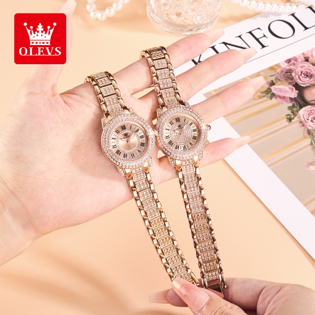 OLEVS, relojes de lujo a la mo - Luxury Watch For Women reseña y precio