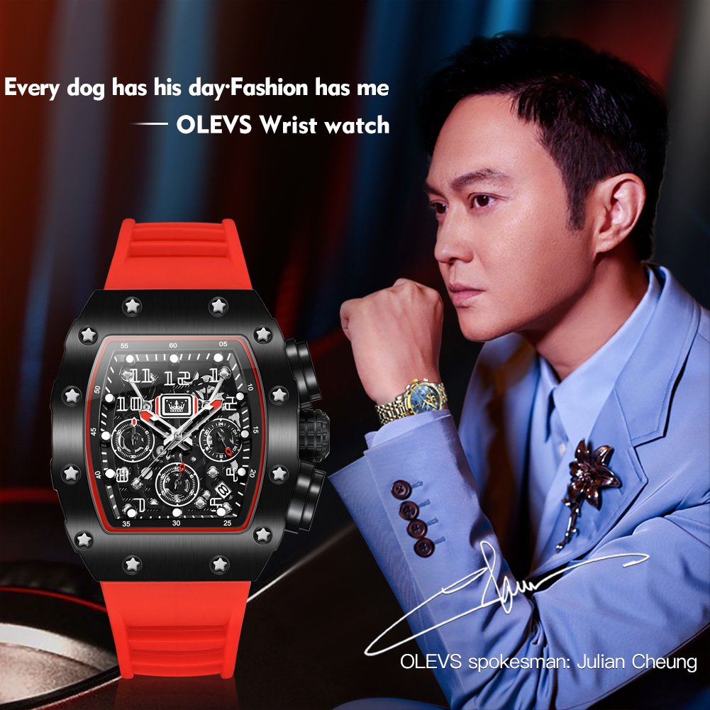Reloj de Cuarzo Cronógrafo OLE - Luxury Watch With Rubber Strap reseña y precio