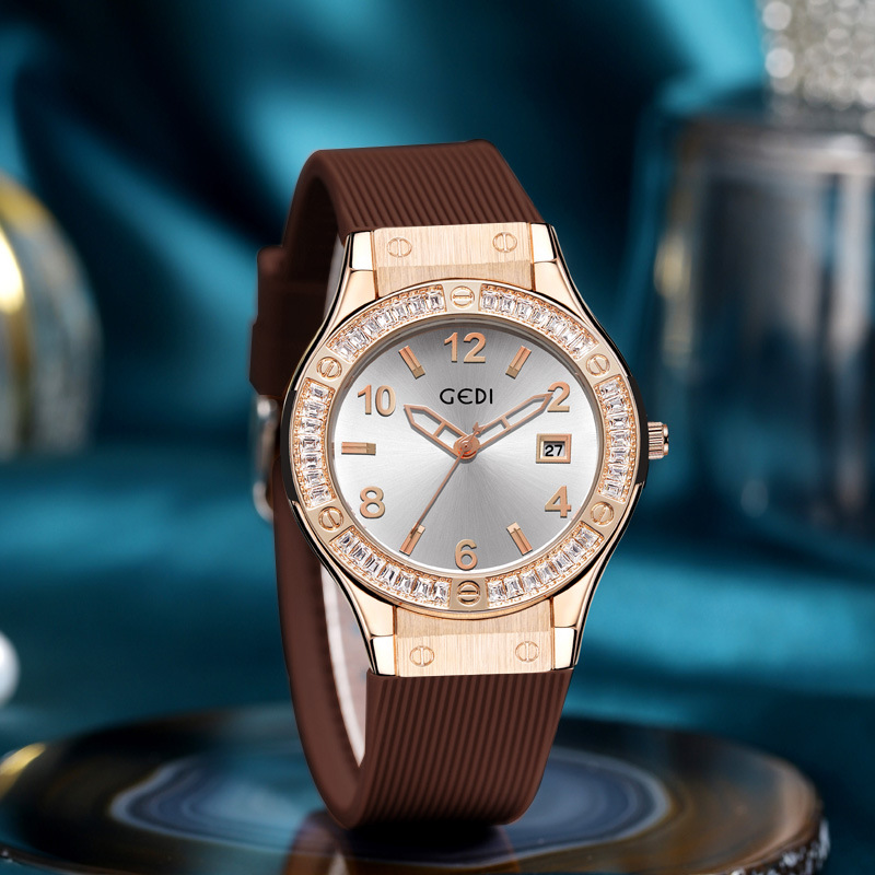 Reloj de pulsera GEDI de moda, - Luxury Watch Diamond reseña y precio
