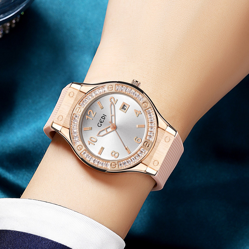Reloj de pulsera GEDI de moda, - Luxury Watch Diamond reseña y precio