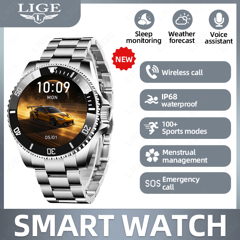 Reloj inteligente LIGE Busines - Luxury Watch On Wrist reseña y precio