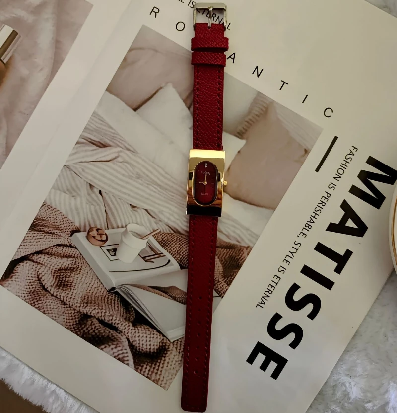 Reloj de marca de lujo para mu - Luxury Watch With Leather Strap reseña y precio