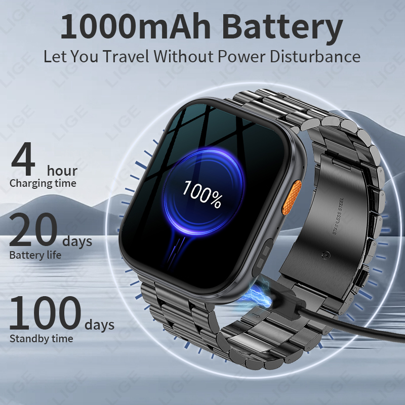 LIGE nuevo militar al aire lib - Luxury Watch On Wrist reseña y precio