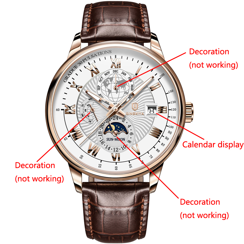 Marca QINGXIYA, reloj de cuarz - Luxury Watch And Price reseña y precio
