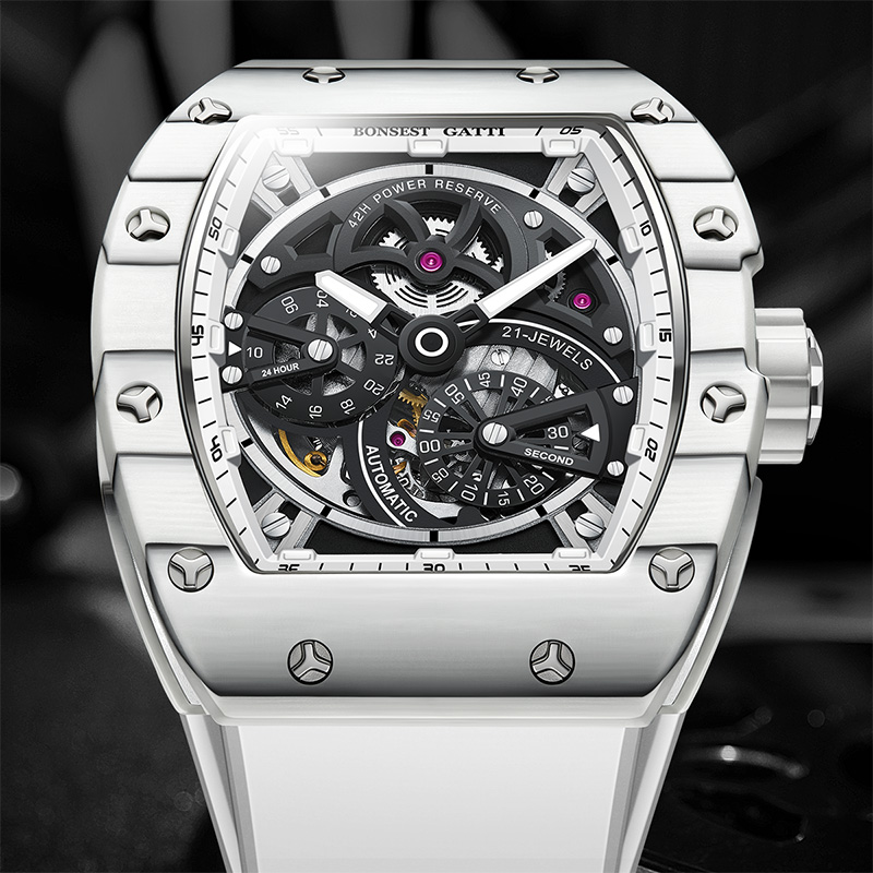 Reloj Mecánico para Hombre BON - Luxury Watch Rubber Strap reseña y precio