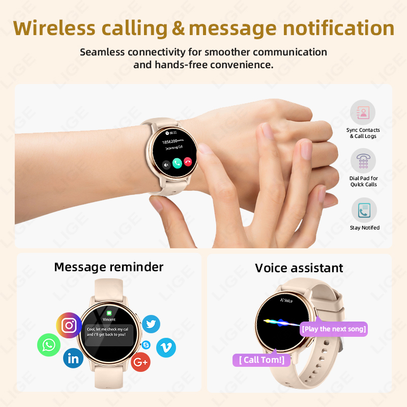 Reloj inteligente LIGE 2026 pa - Luxury Watch On Wrist reseña y precio