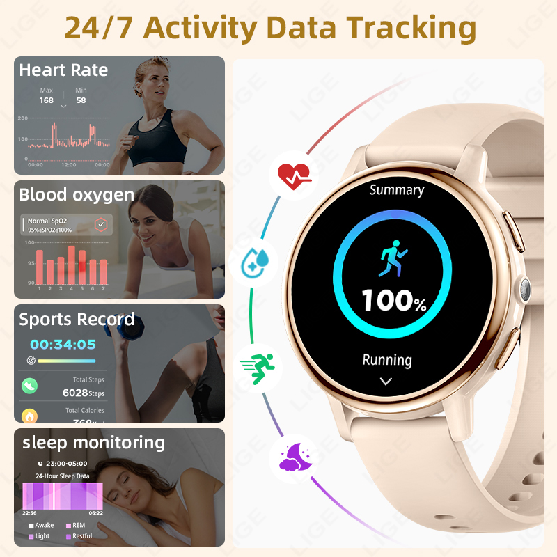 Reloj inteligente LIGE 2026 pa - Luxury Watch On Wrist reseña y precio