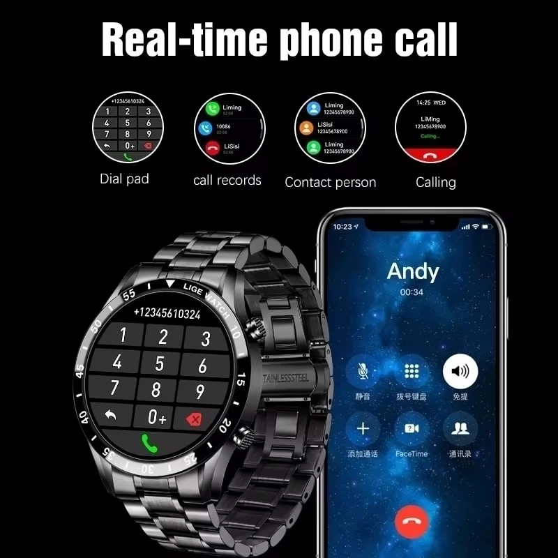 LIGE, nuevo reloj inteligente  - Luxury Watch On Wrist reseña y precio