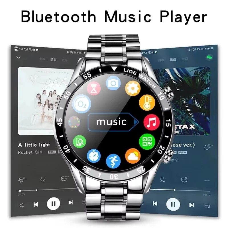 LIGE, nuevo reloj inteligente  - Luxury Watch On Wrist reseña y precio