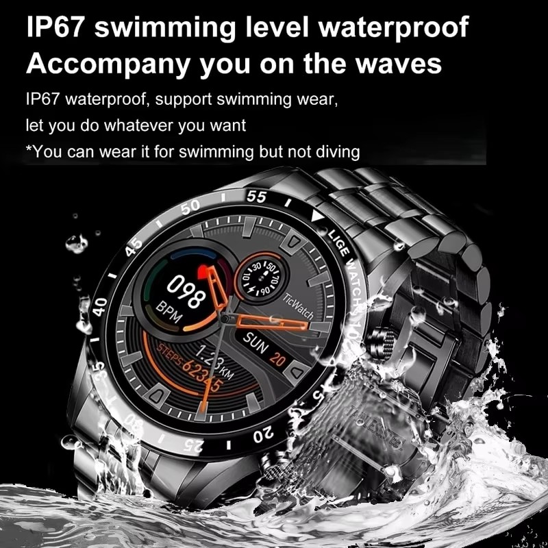 LIGE, nuevo reloj inteligente  - Luxury Watch On Wrist reseña y precio