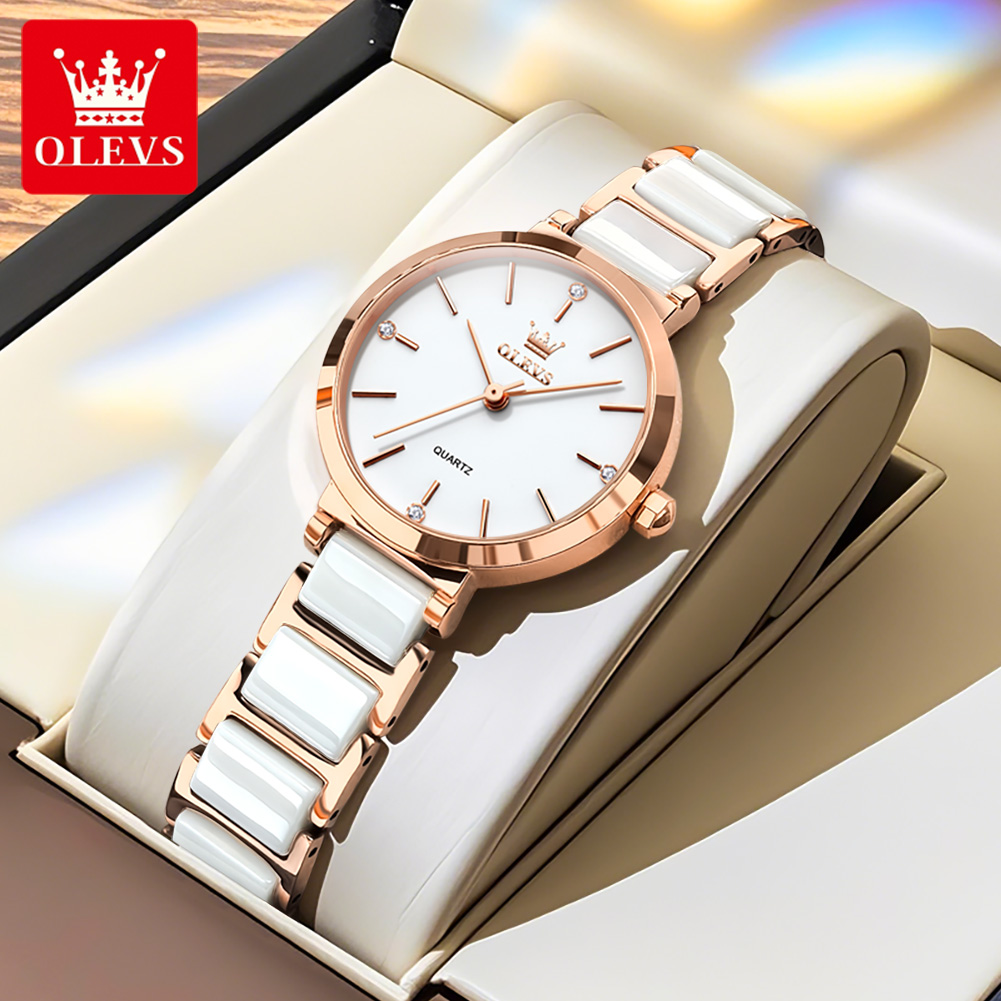OLEVS Reloj de mujer 5877 Relo - Luxury Watch For Women reseña y precio
