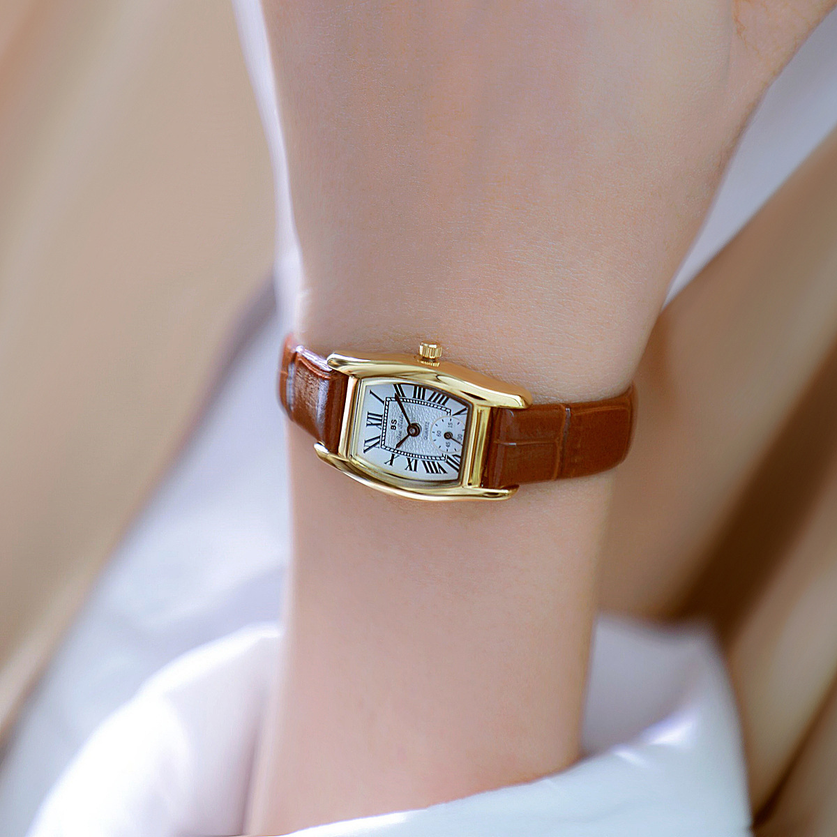 Reloj de pulsera para mujer BS - Luxury Watch Leather Strap reseña y precio