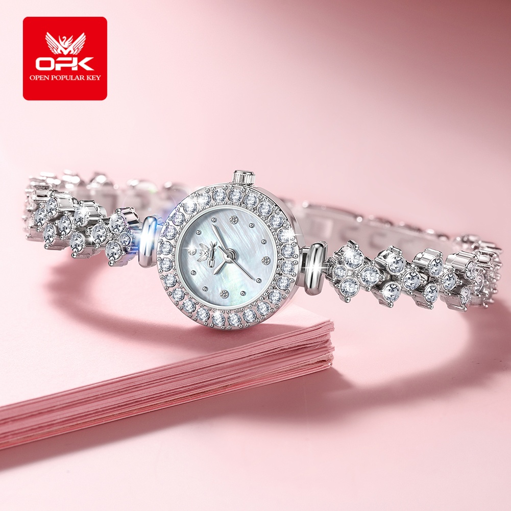 OPK 6057 relojes de cuarzo con - Luxury Watch Diamond reseña y precio