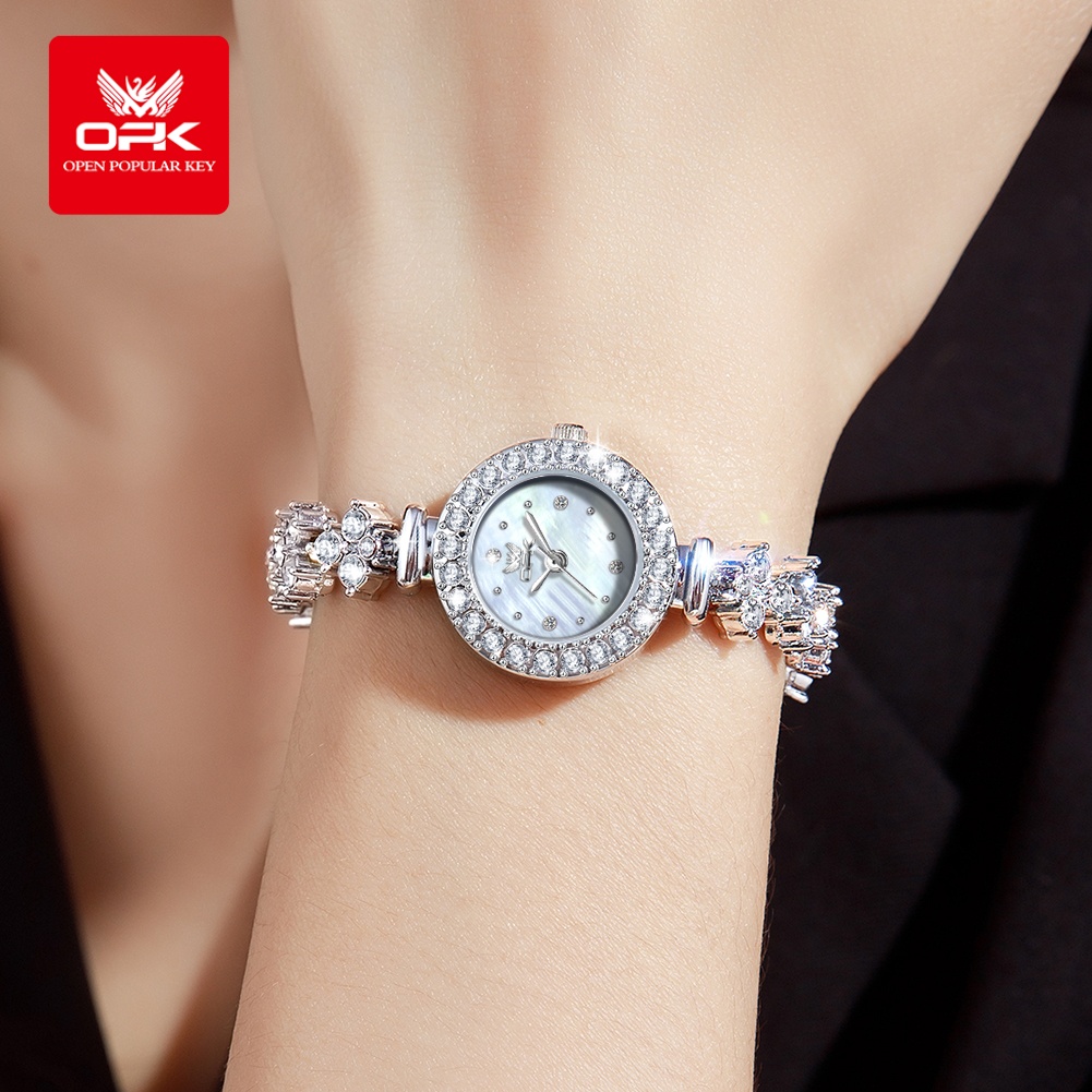 OPK 6057 relojes de cuarzo con - Luxury Watch Diamond reseña y precio