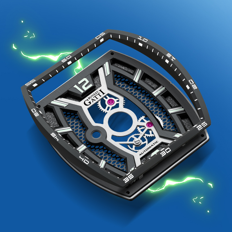 Reloj de Lujo para Hombre BONE - Luxury Watch Rubber Strap reseña y precio