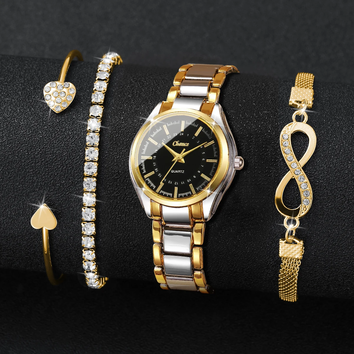 Conjunto de 4 relojes elegante - Luxury Watch Holder reseña y precio