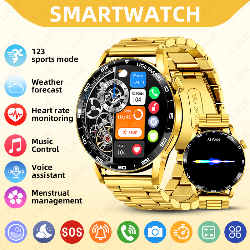 Reloj inteligente LIGE de lujo - Luxury Watch On Wrist reseña y precio