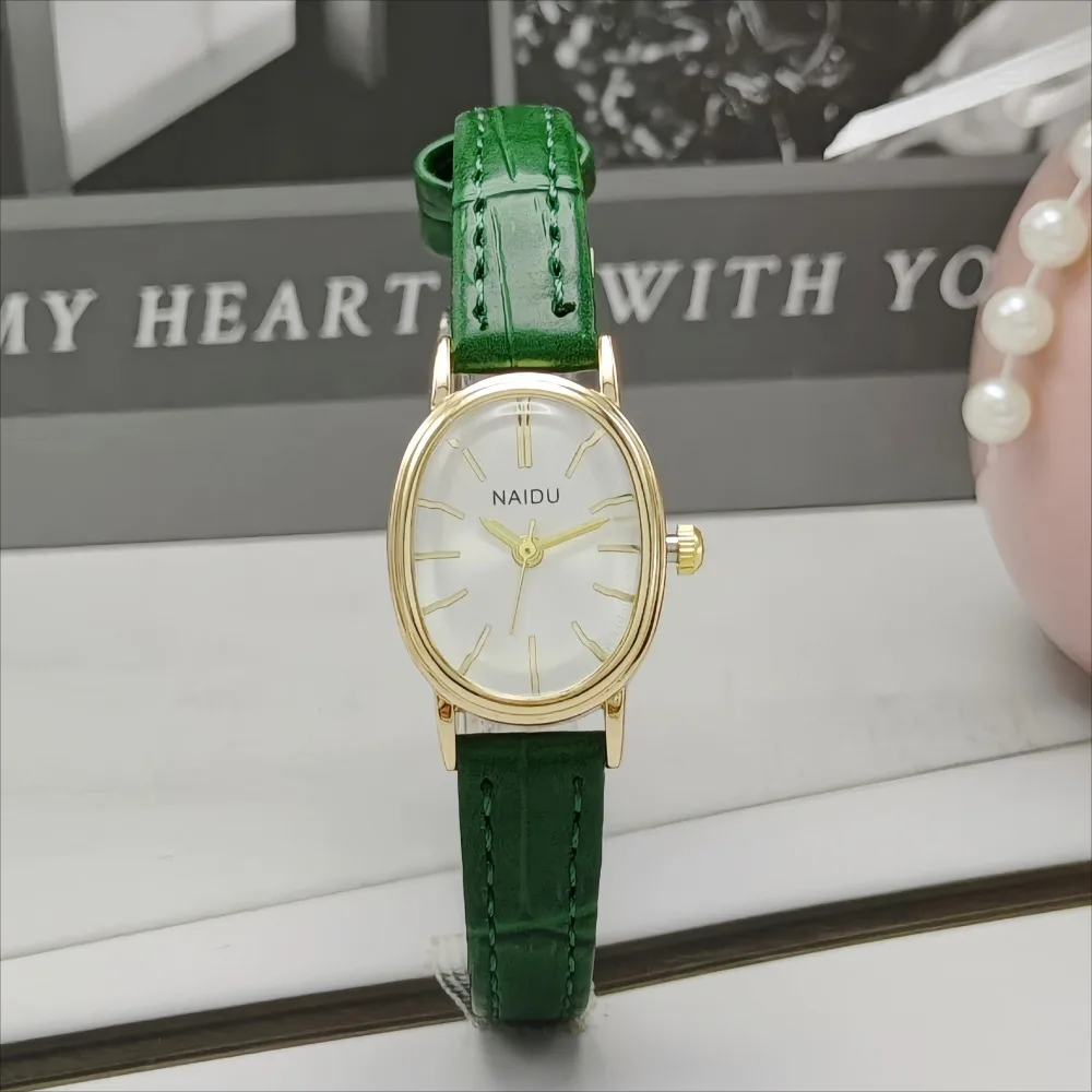 Reloj con esfera ovalada de ma - Luxury Watch Leather Strap reseña y precio