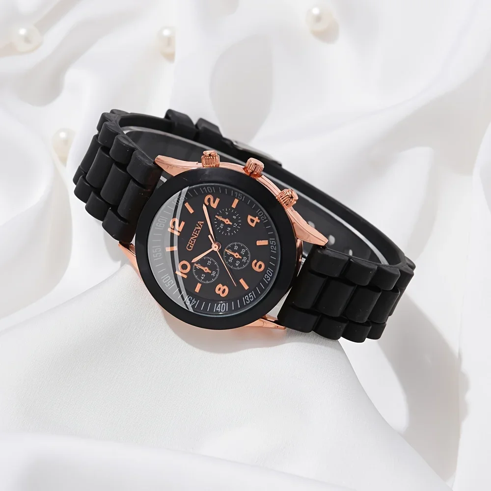Conjunto de reloj de lujo para - Luxury Watch With Rubber Strap reseña y precio