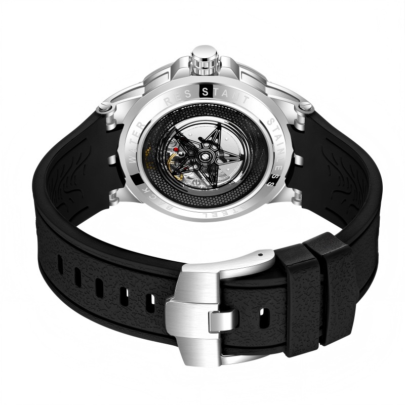Relojes de Cuarzo 3D Creativos - Luxury Watch With Rubber Strap reseña y precio