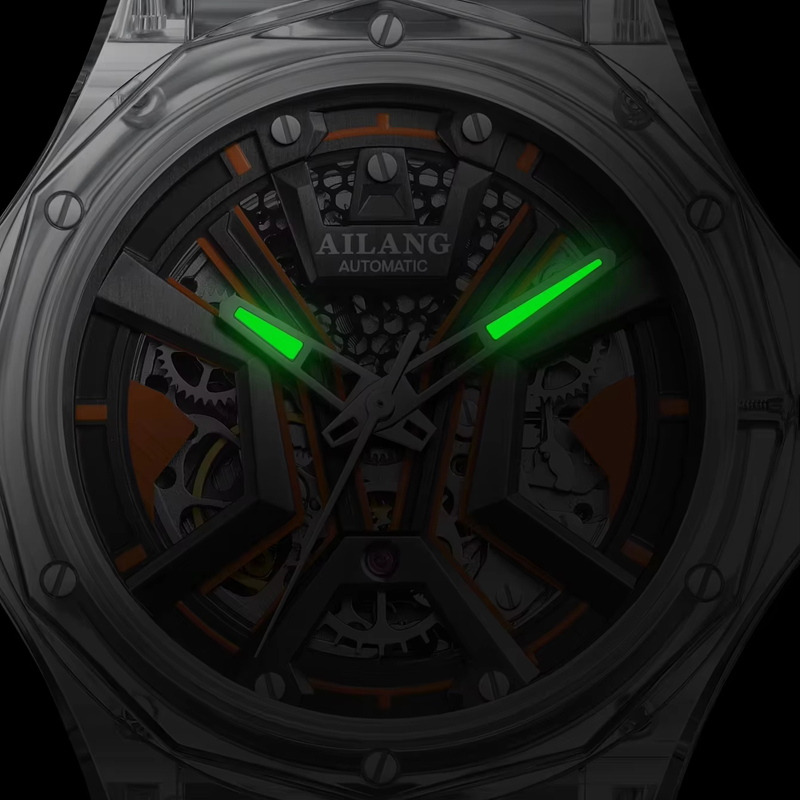 Marca AILANG, reloj mecánico d - Luxury Watch Rubber Strap reseña y precio