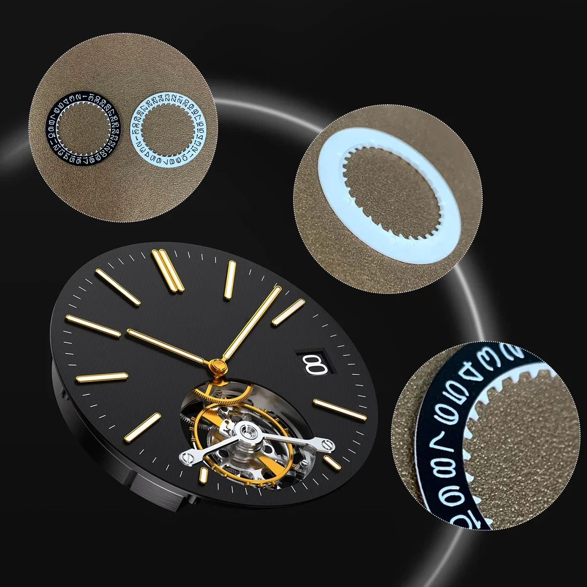 Esfera de fecha NH35 NH36 comp - Luxury Watch Cleaning Kit reseña y precio