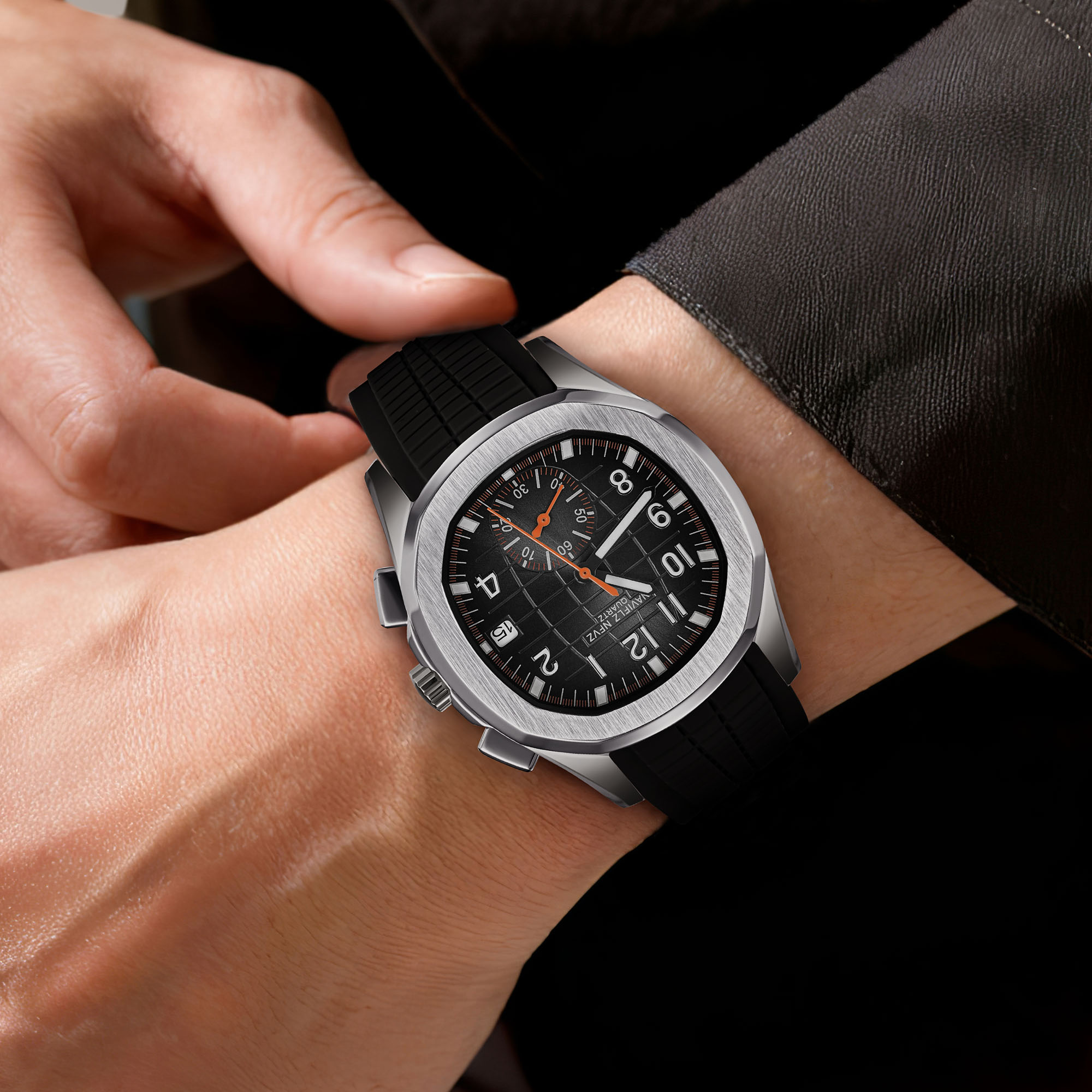 Reloj de lujo para hombre de 4 - Luxury Watch With Rubber Strap reseña y precio