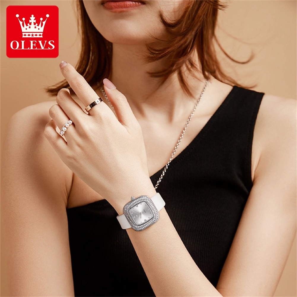OLEVS 5512 Reloj de pulsera de - Luxury Watch Leather Strap reseña y precio