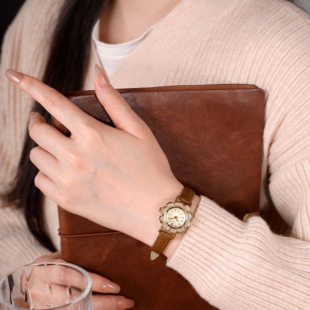 GEDI Reloj floral retro de alt - Luxury Watch Leather Strap reseña y precio