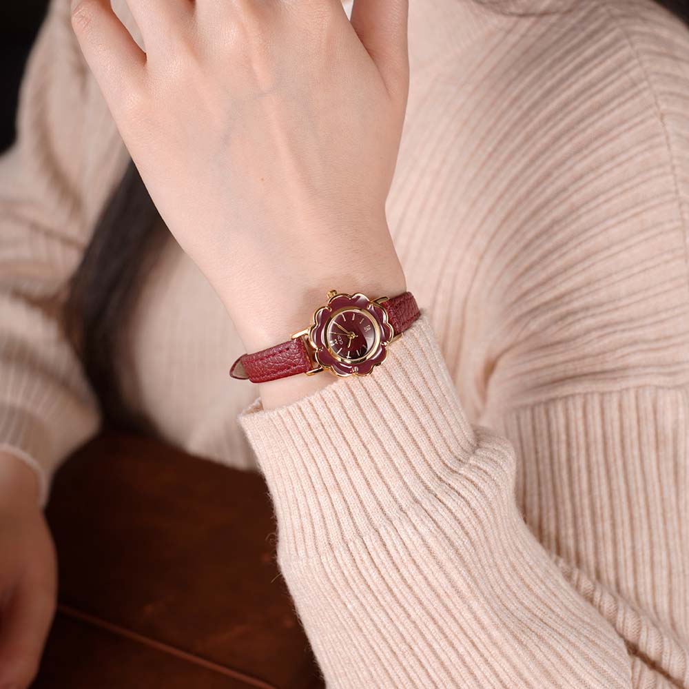GEDI Reloj floral retro de alt - Luxury Watch Leather Strap reseña y precio
