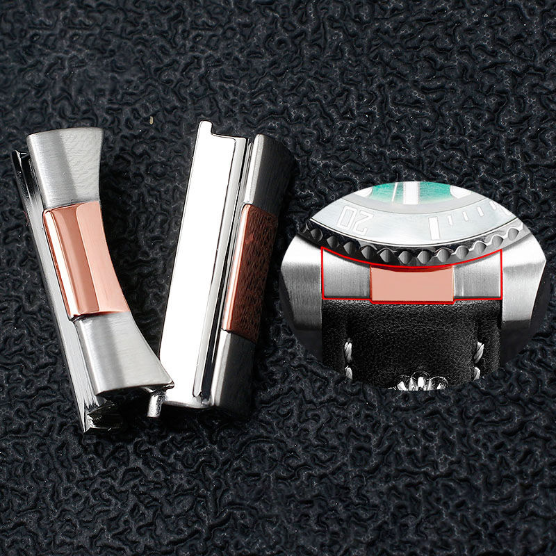 Piezas de eslabones curvos par - Luxury Watch Online reseña y precio