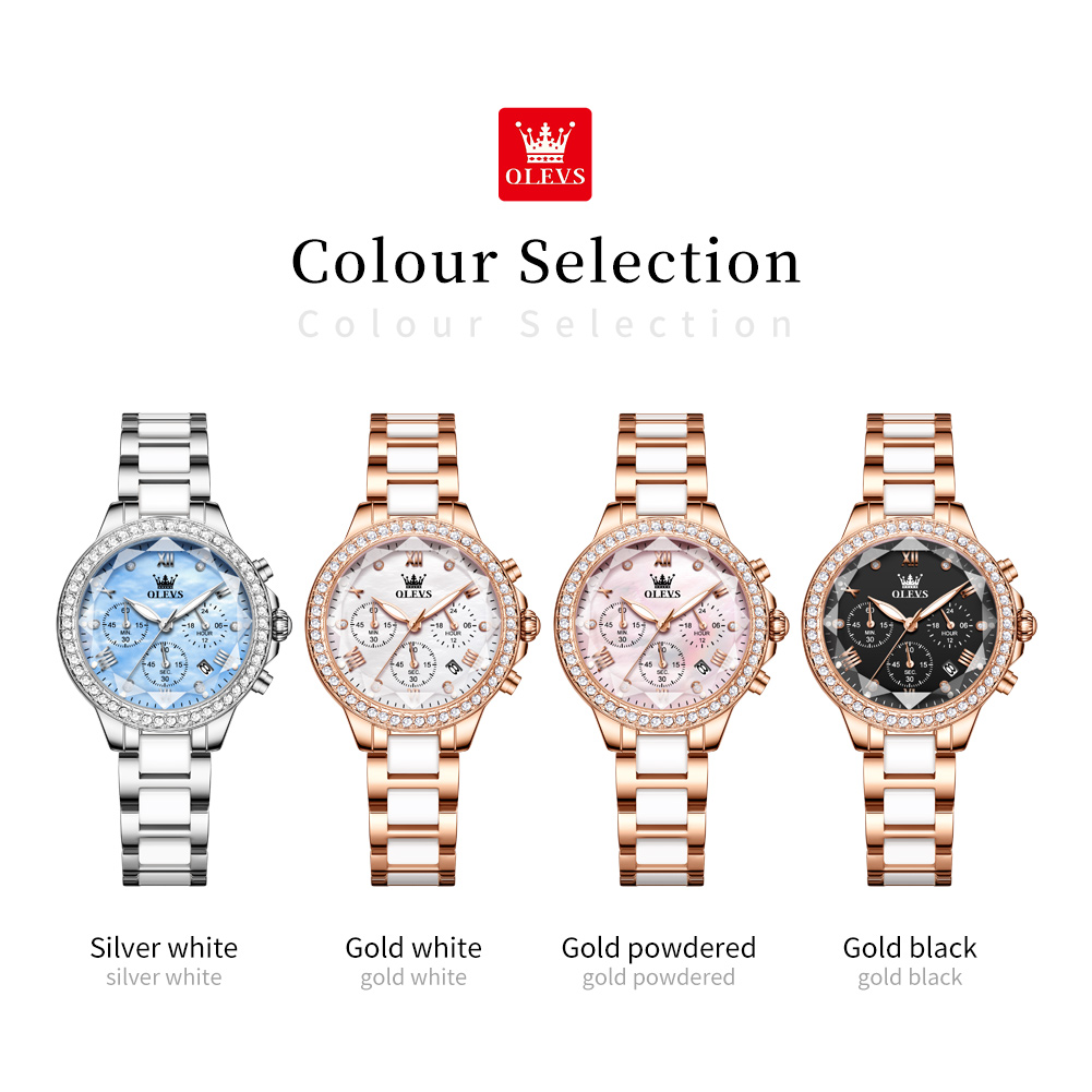 Reloj de cuarzo OLEVS 9999 par - Luxury Watch Time reseña y precio