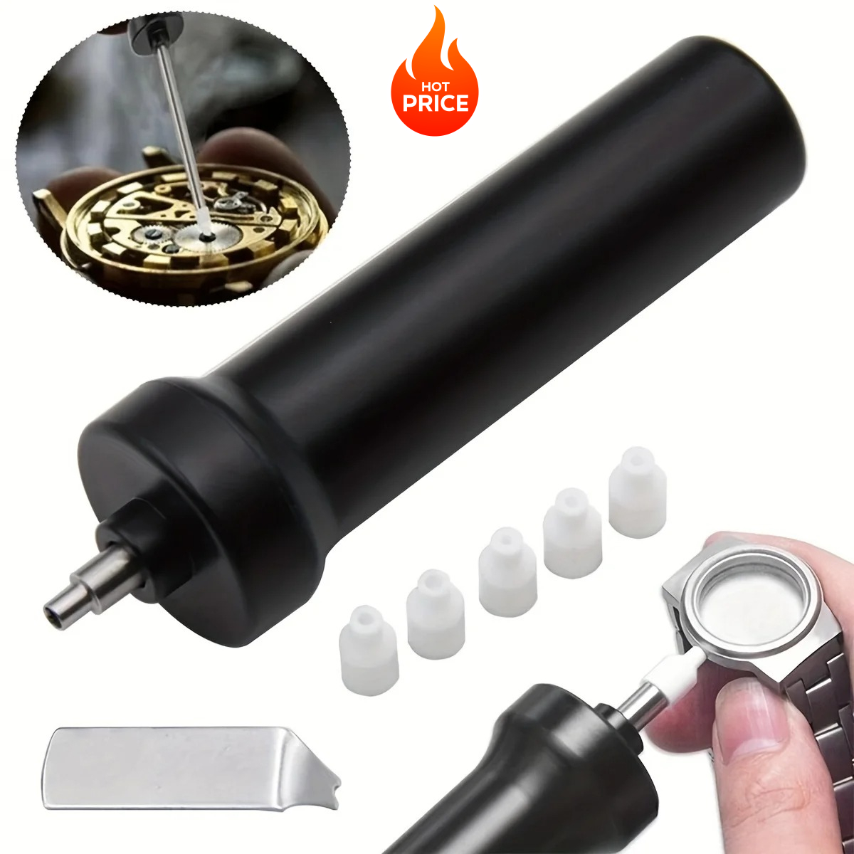 Herramientas para abrir reloje - Luxury Watch Cleaning Kit reseña y precio