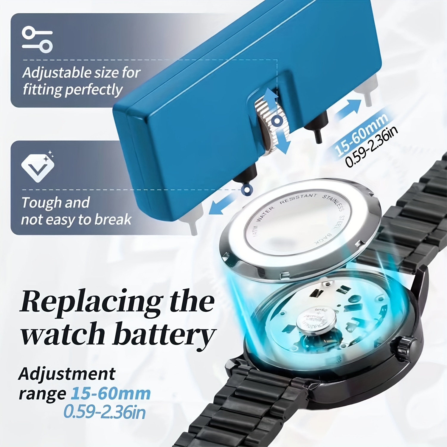 Kit de reparación de relojes d - Luxury Watch Cleaning Kit reseña y precio