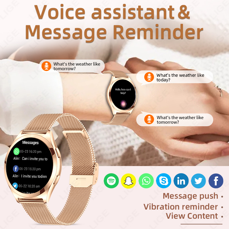 Reloj inteligente LIGE de lujo - Luxury Watch On Wrist reseña y precio