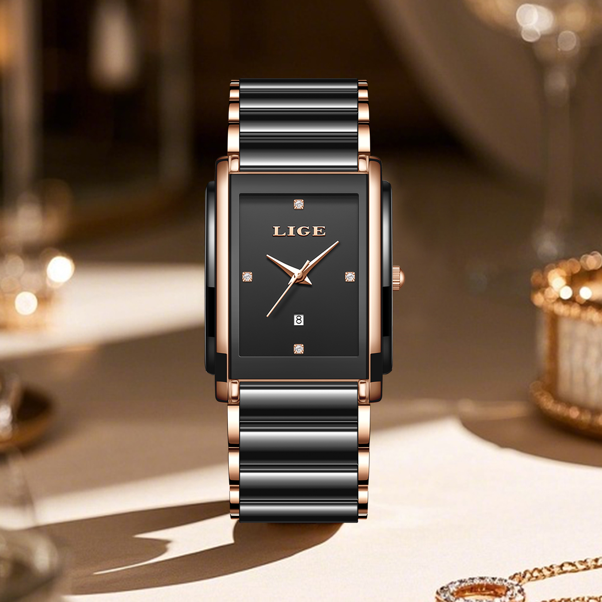 Relojes LIGE elegantes a la mo - Luxury Watch Holder reseña y precio