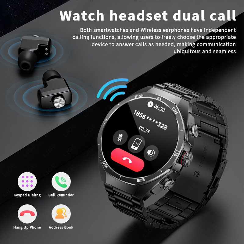 Nuevo para Android TWS auricul - Luxury Watch On Wrist reseña y precio